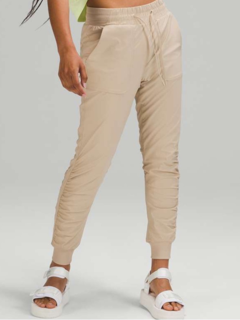 Lululemon Beyond the Studio High-Rise Jogger - Trench / Tan Beige - Size 18